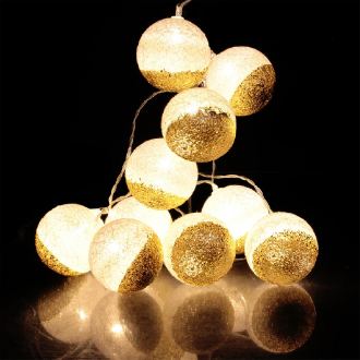 dekor lampice belo zlatne ishop online prodaja